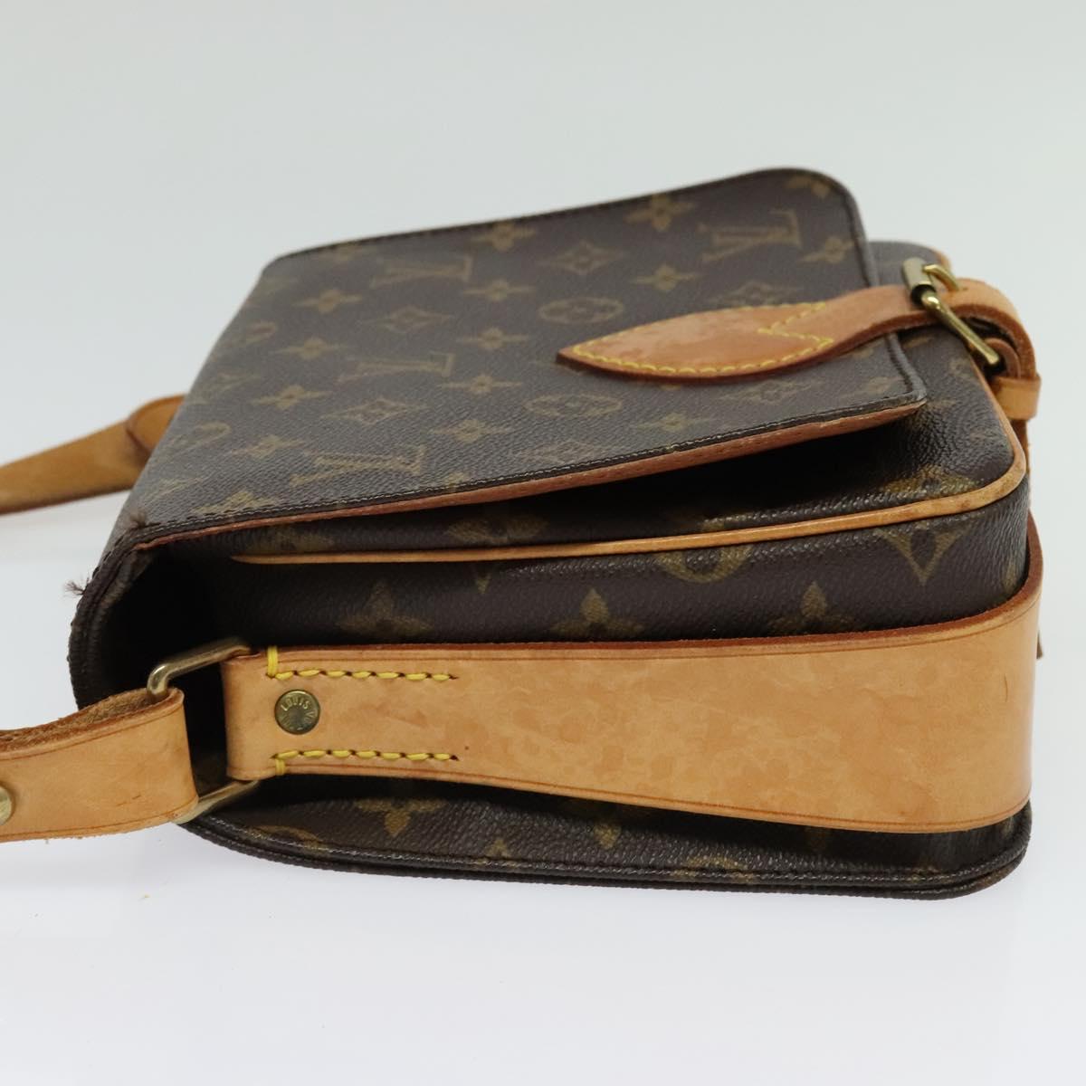 LOUIS VUITTON Monogram Cartouchiere MM Shoulder Bag M51253 LV Auth ep10730
