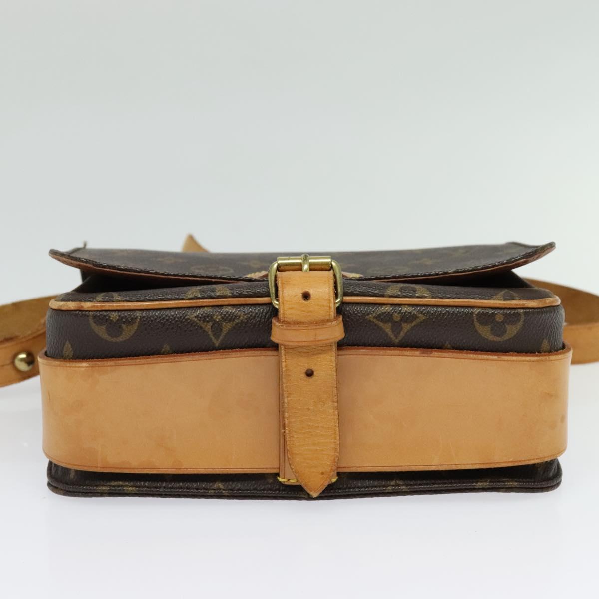 LOUIS VUITTON Monogram Cartouchiere MM Shoulder Bag M51253 LV Auth ep10730