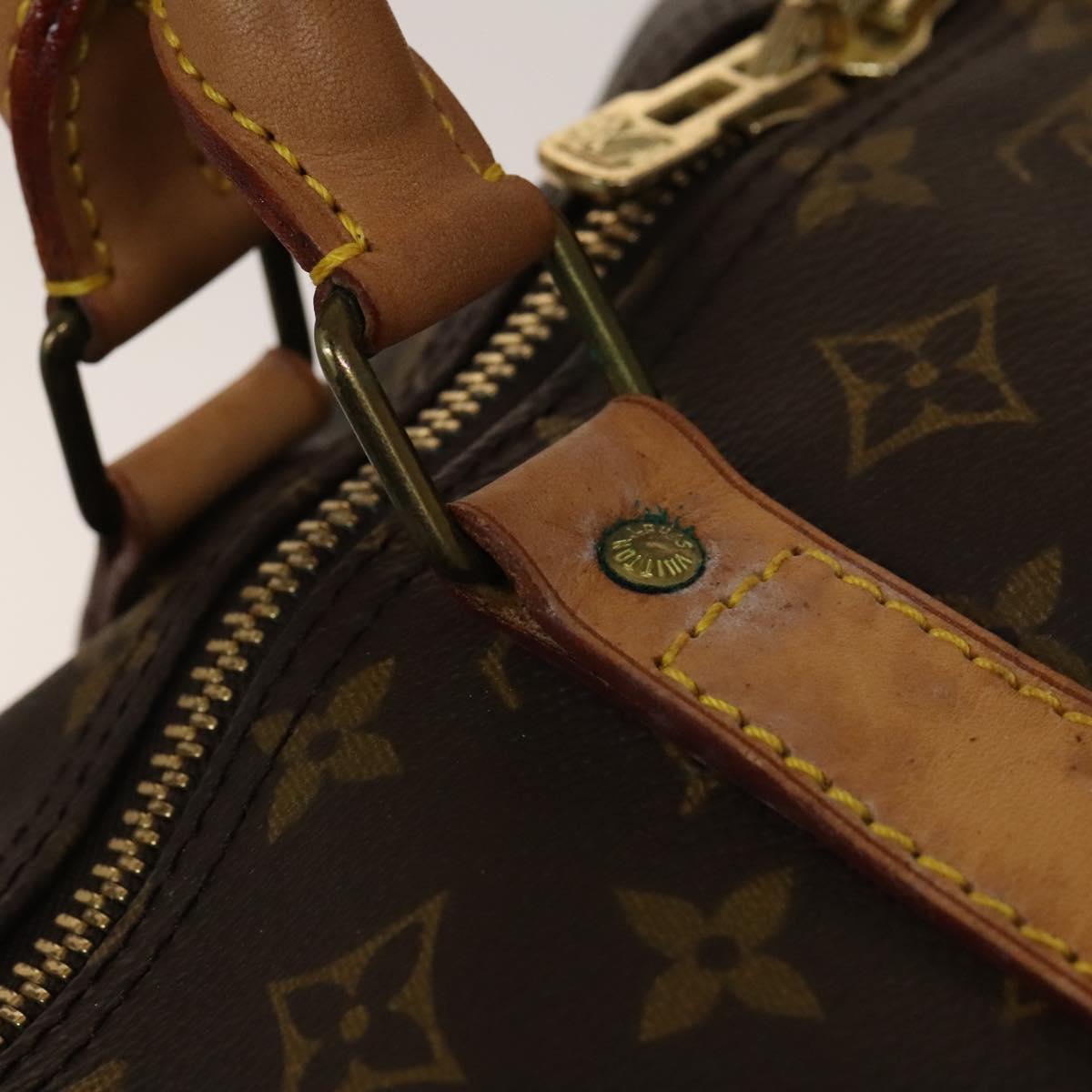 LOUIS VUITTON Monogram Keepall 60 Boston Bag M41422 LV Auth ep10731