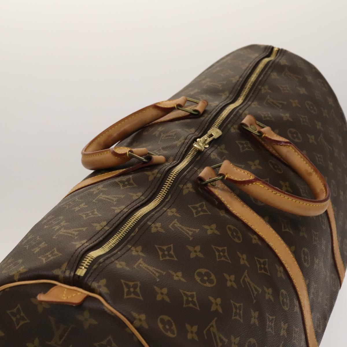LOUIS VUITTON Monogram Keepall 60 Boston Bag M41422 LV Auth ep10731