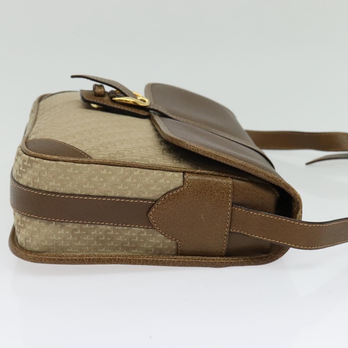 GUCCI Shoulder Bag Canvas Beige Gold 001 113 0613 Auth ep10753