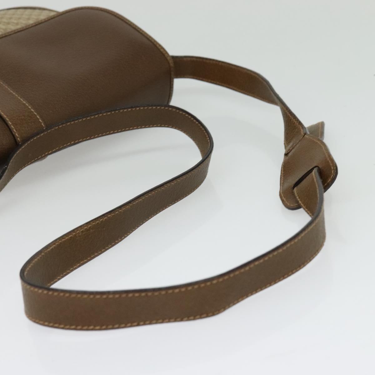 GUCCI Shoulder Bag Canvas Beige Gold 001 113 0613 Auth ep10753