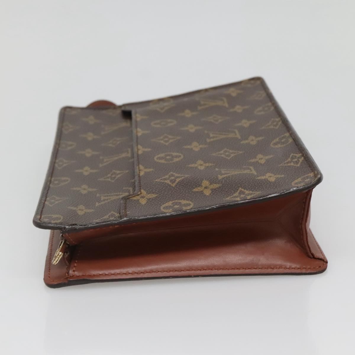 LOUIS VUITTON Monogram Pochette Homme Clutch Bag M51795 LV Auth ep10785