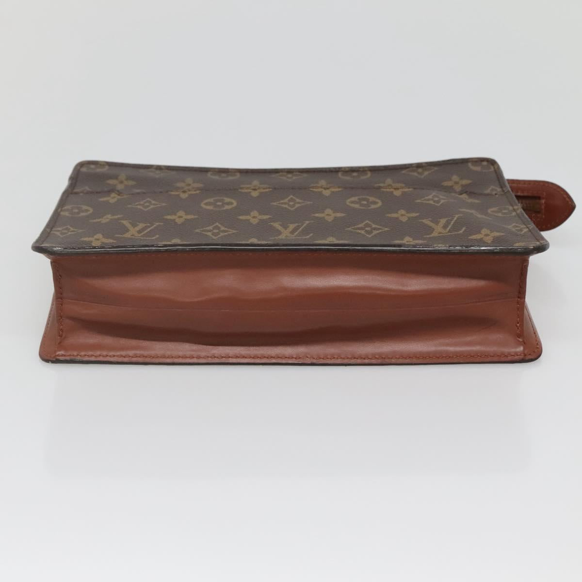 LOUIS VUITTON Monogram Pochette Homme Clutch Bag M51795 LV Auth ep10785