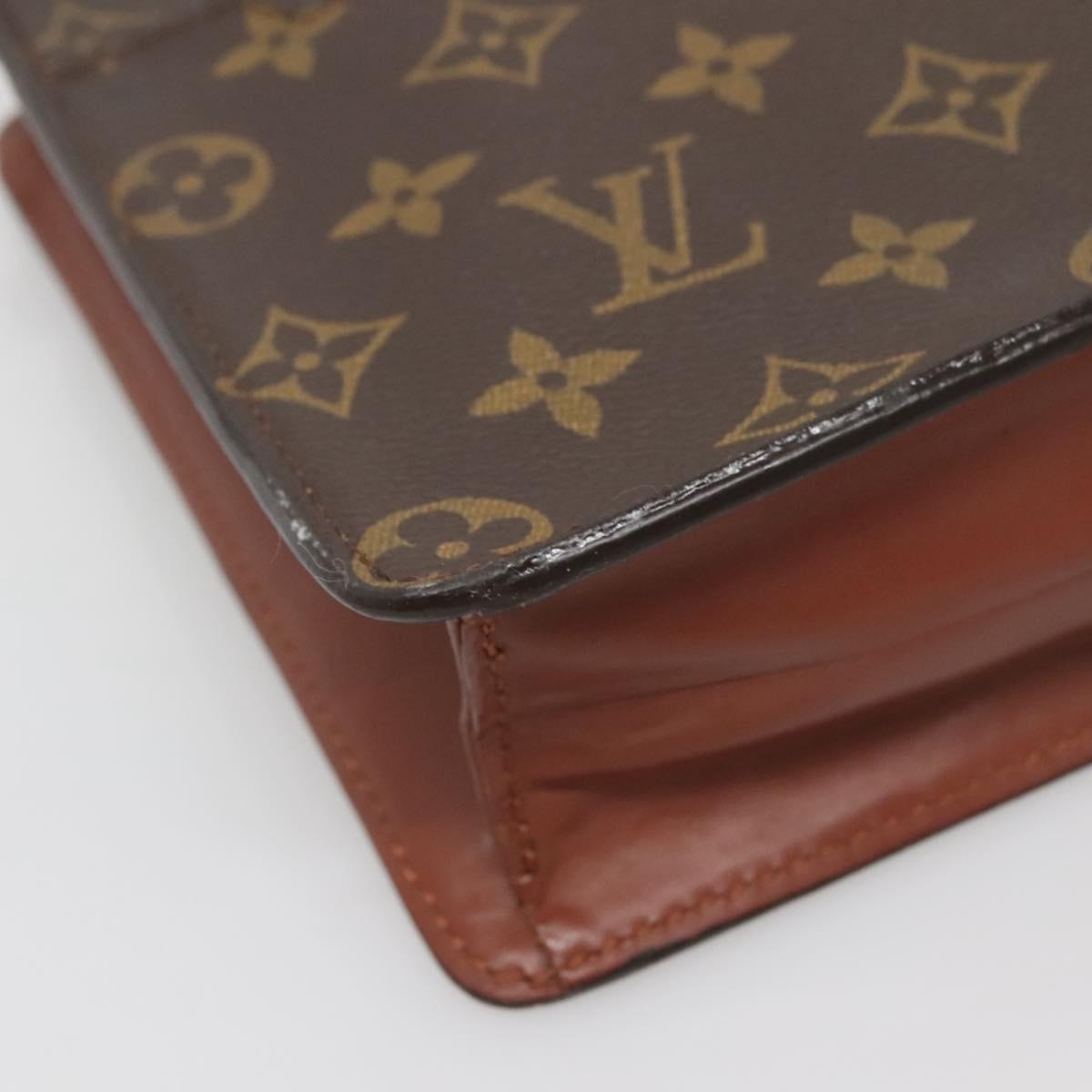LOUIS VUITTON Monogram Pochette Homme Clutch Bag M51795 LV Auth ep10785