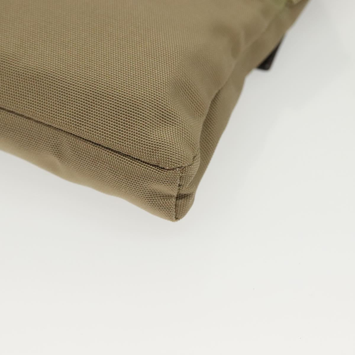 GUCCI Waist bag Canvas Beige Silver 28566 Auth ep10792