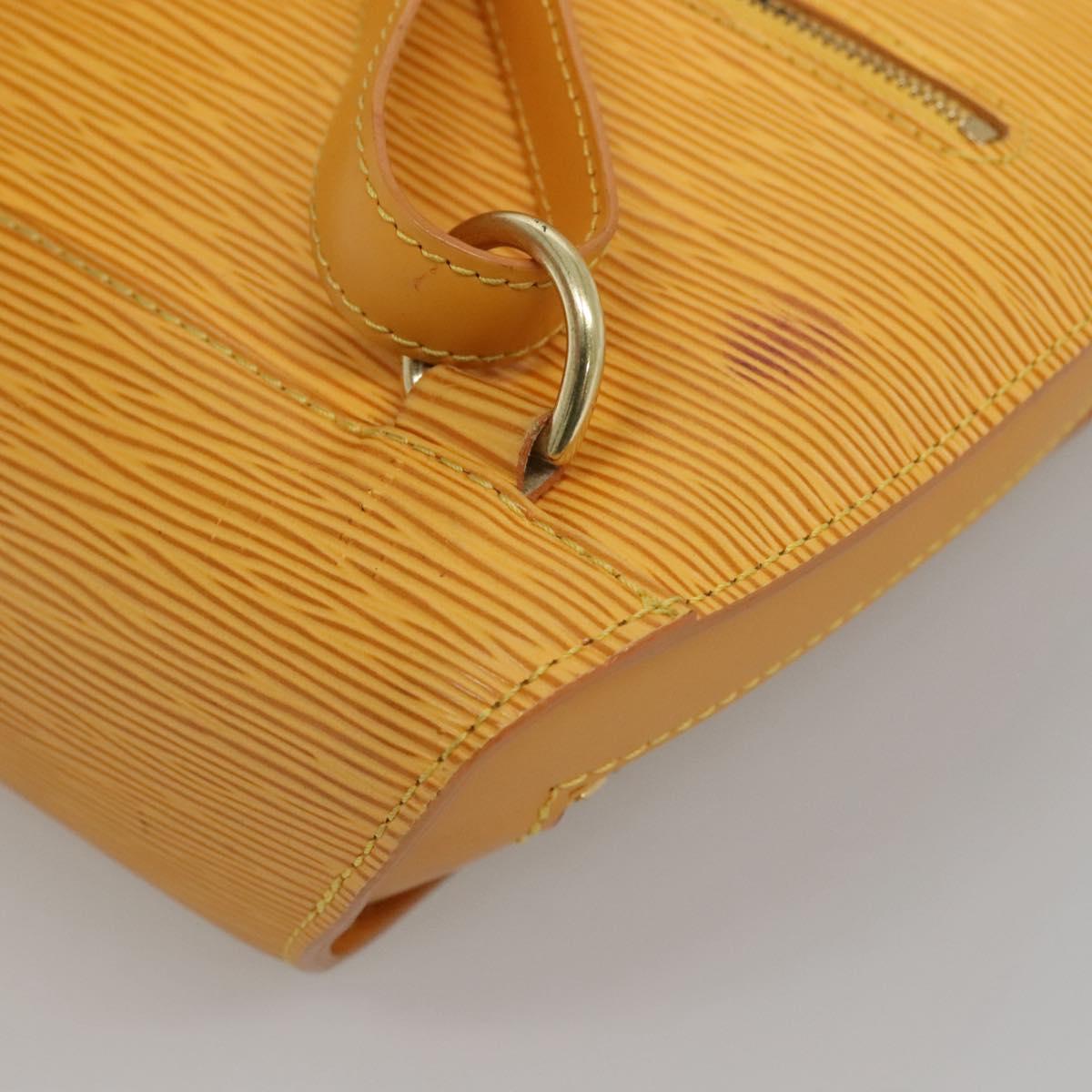 LOUIS VUITTON Epi Mabillon Backpack Yellow M52239 LV Auth ep10799