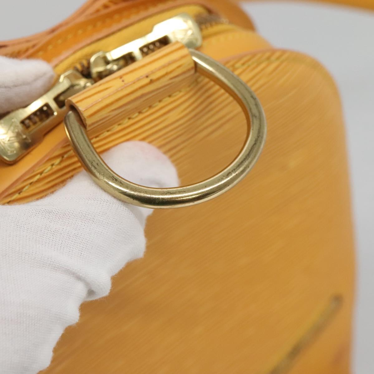 LOUIS VUITTON Epi Mabillon Backpack Yellow M52239 LV Auth ep10799