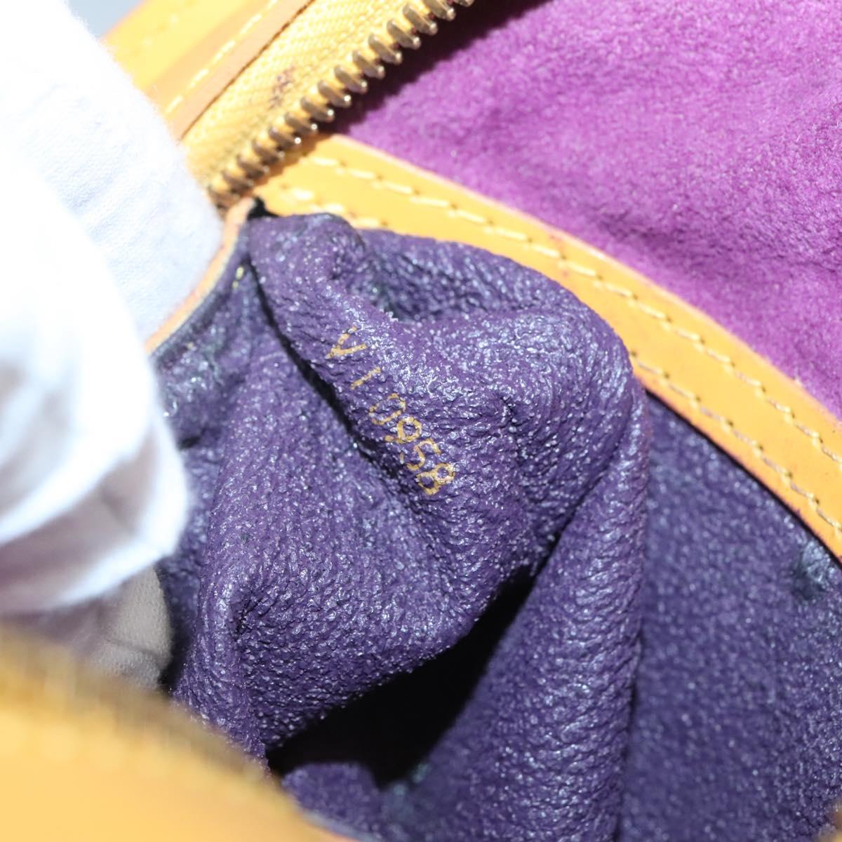 LOUIS VUITTON Epi Mabillon Backpack Yellow M52239 LV Auth ep10799