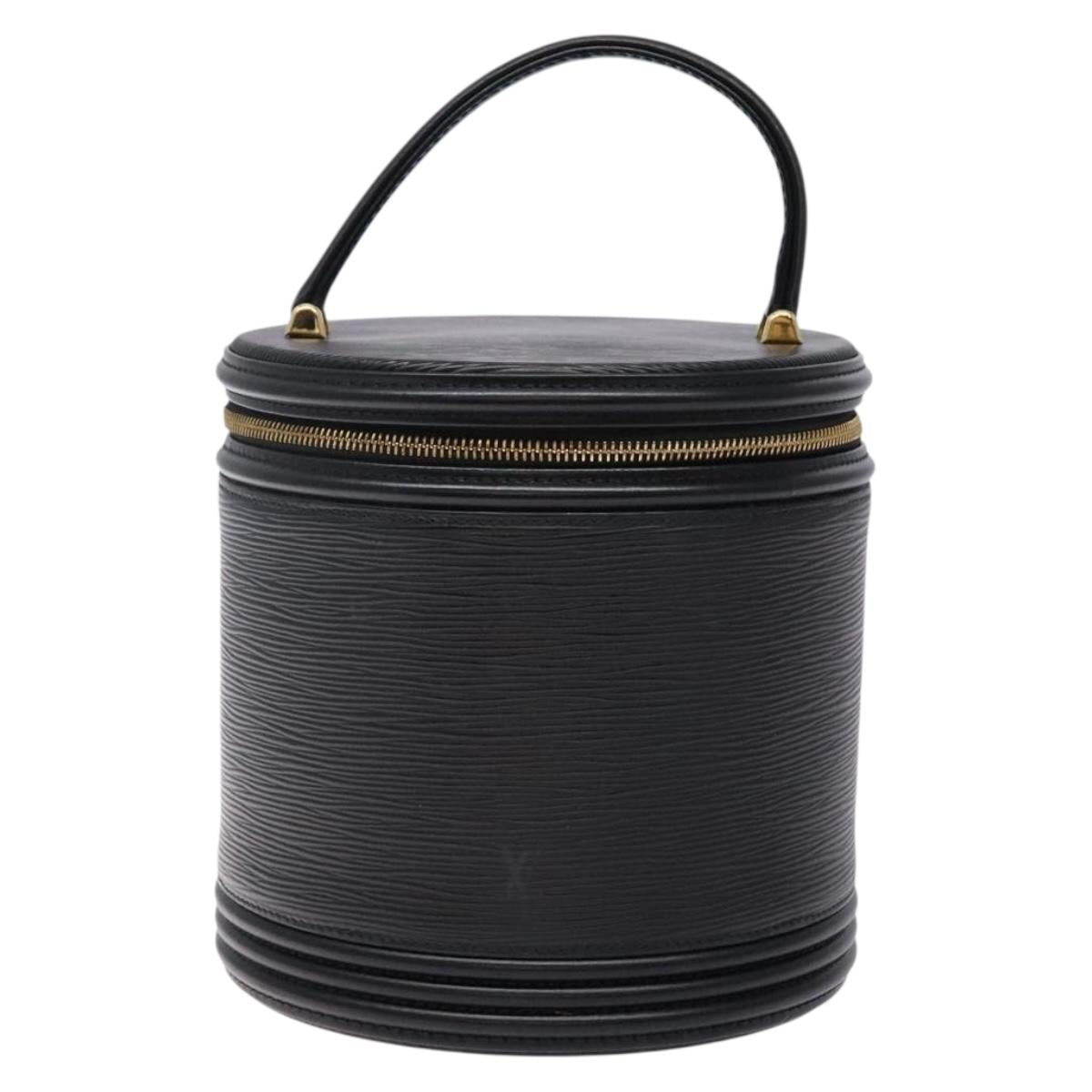 LOUIS VUITTON Epi Cannes Hand Bag Black M48032 LV Auth ep10803