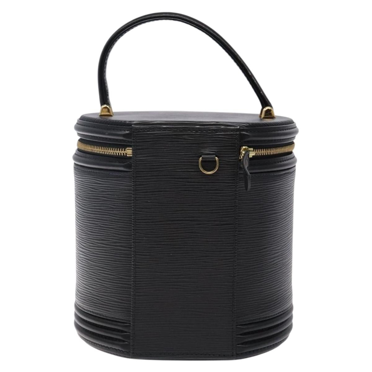 LOUIS VUITTON Epi Cannes Hand Bag Black M48032 LV Auth ep10803