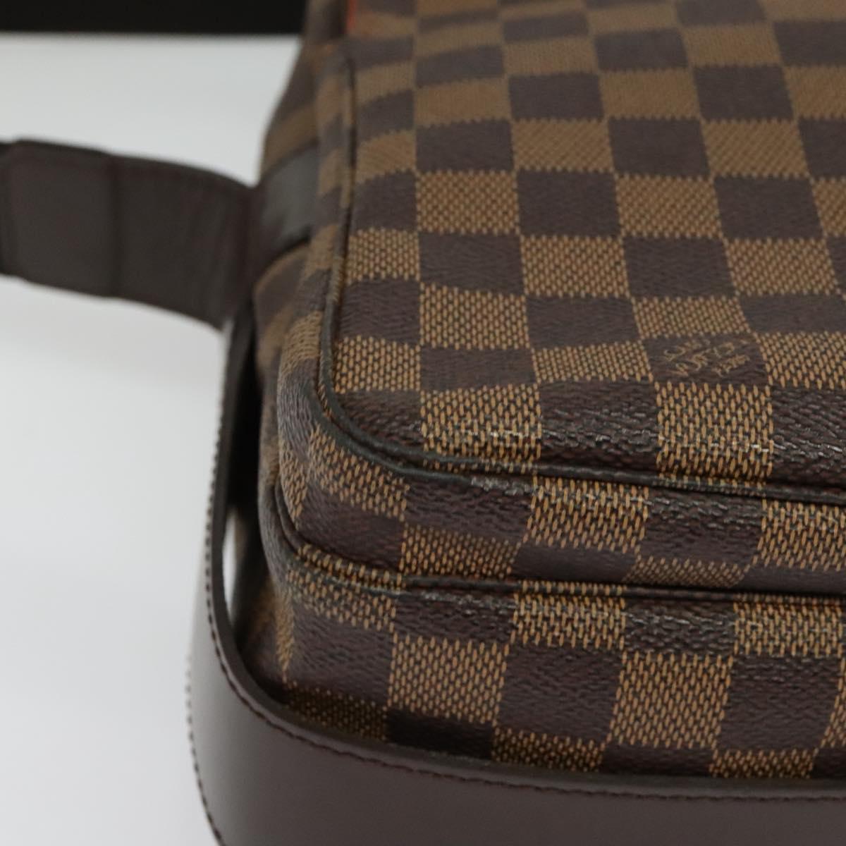 LOUIS VUITTON Damier Ebene Naviglio Shoulder Bag N45255 LV Auth ep10813