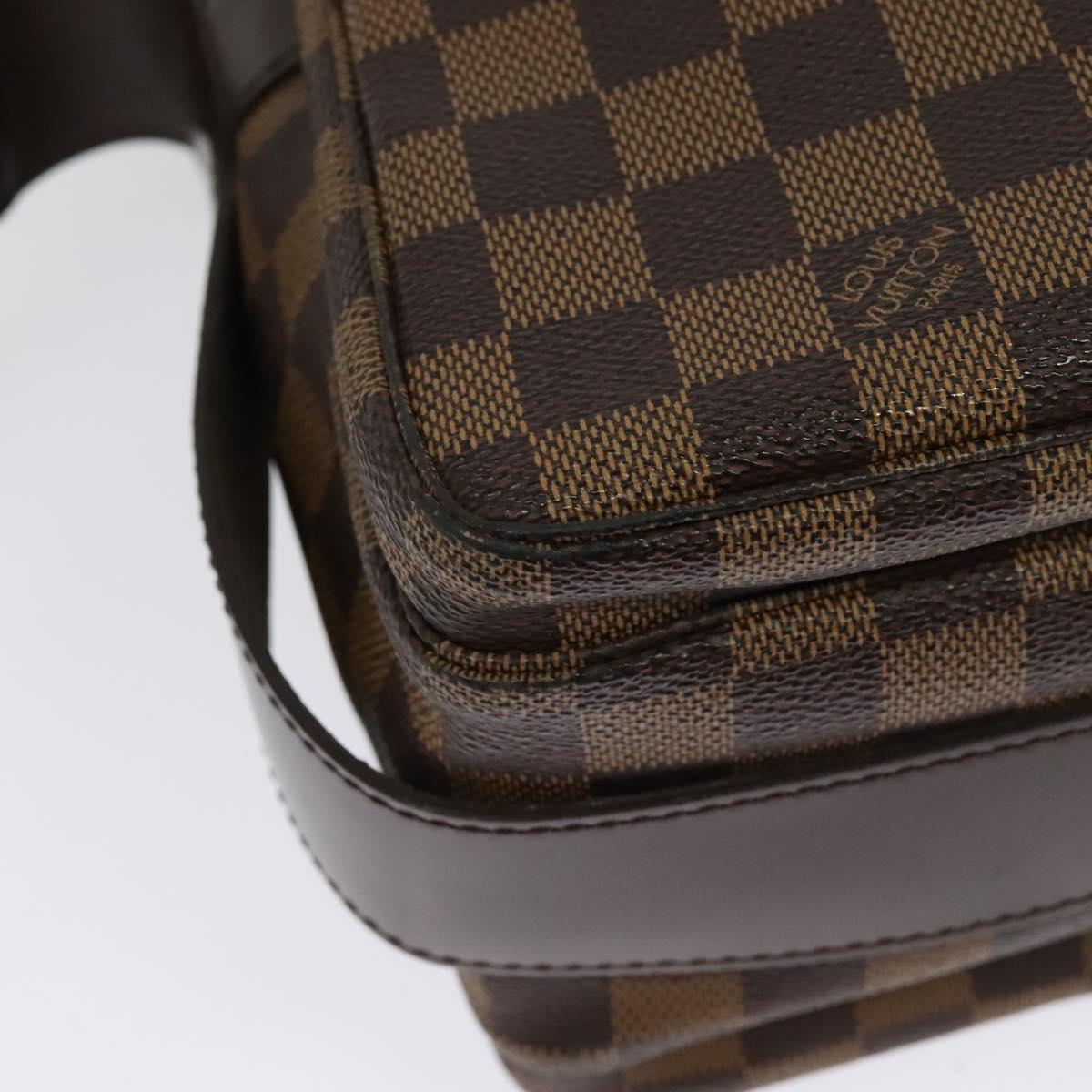 LOUIS VUITTON Damier Ebene Naviglio Shoulder Bag N45255 LV Auth ep10813