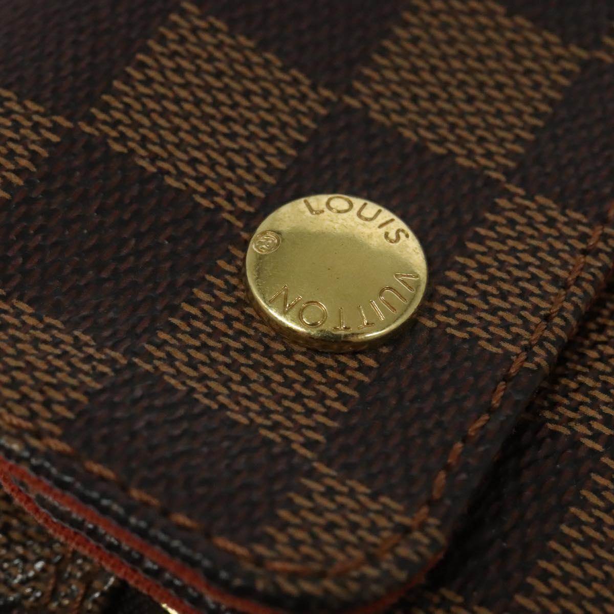 LOUIS VUITTON Damier Ebene Naviglio Shoulder Bag N45255 LV Auth ep10813