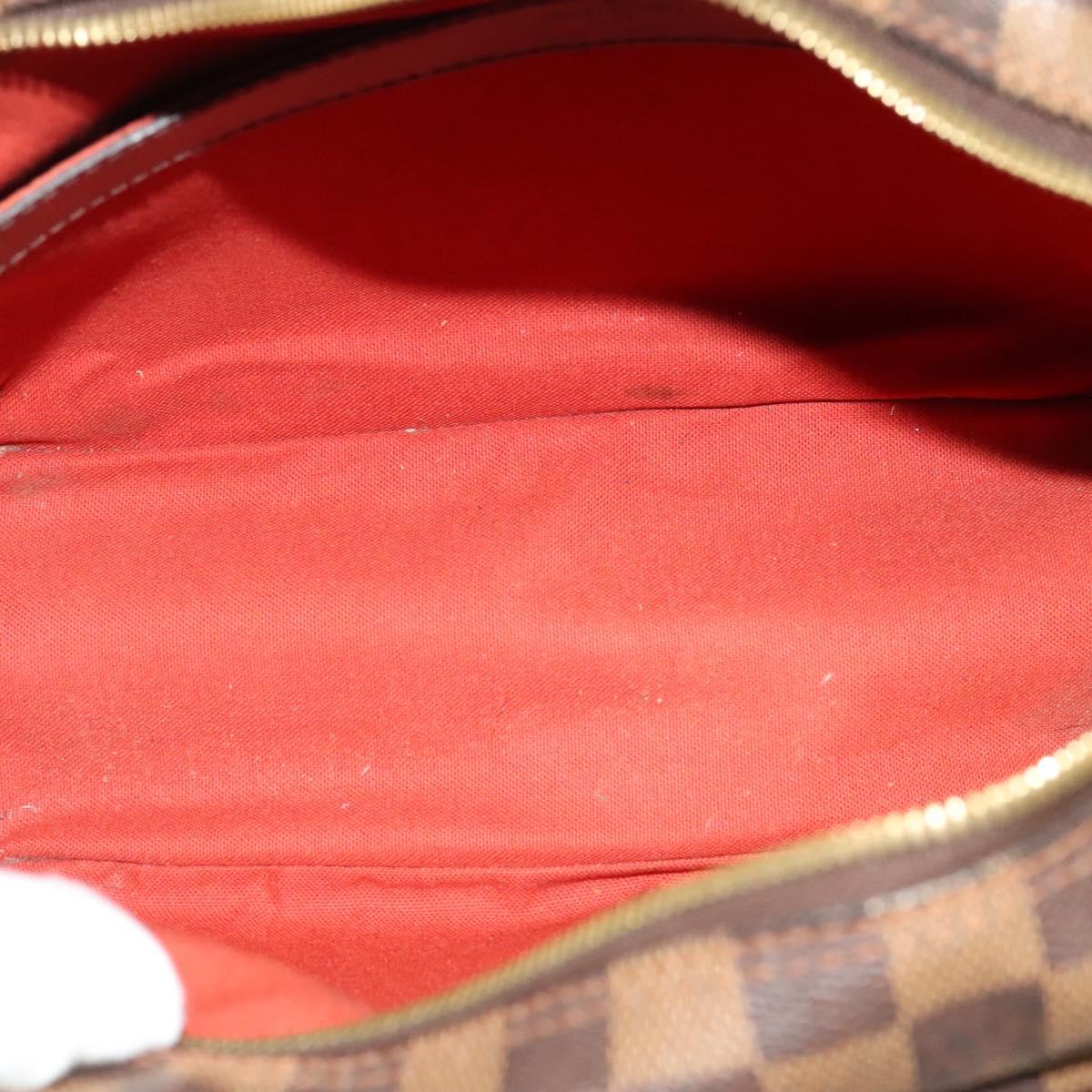 LOUIS VUITTON Damier Ebene Naviglio Shoulder Bag N45255 LV Auth ep10813