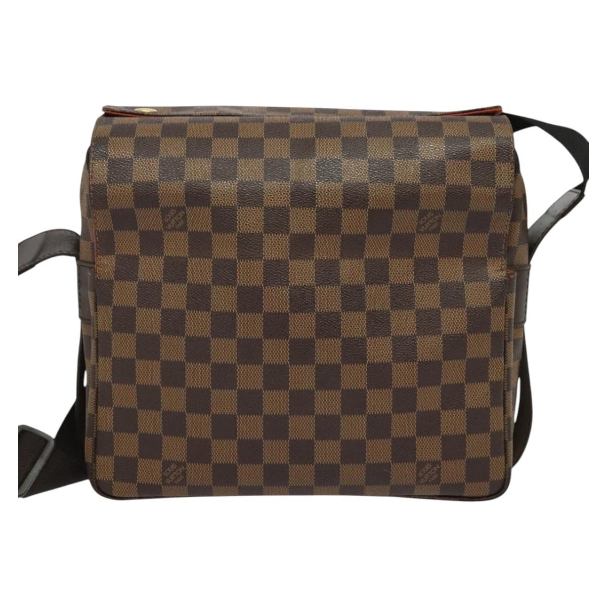 LOUIS VUITTON Damier Ebene Naviglio Shoulder Bag N45255 LV Auth ep10813