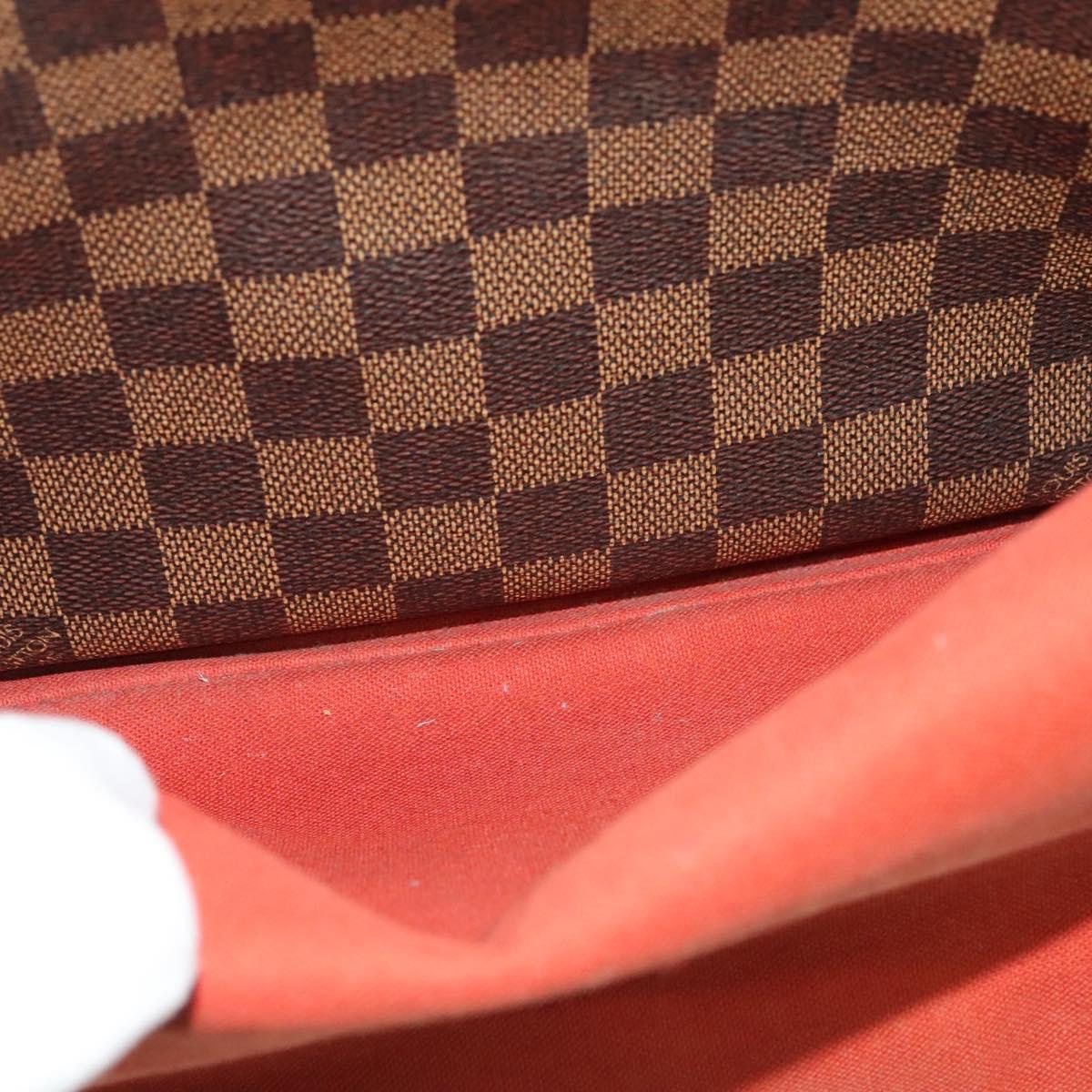 LOUIS VUITTON Damier Ebene Naviglio Shoulder Bag N45255 LV Auth ep10813
