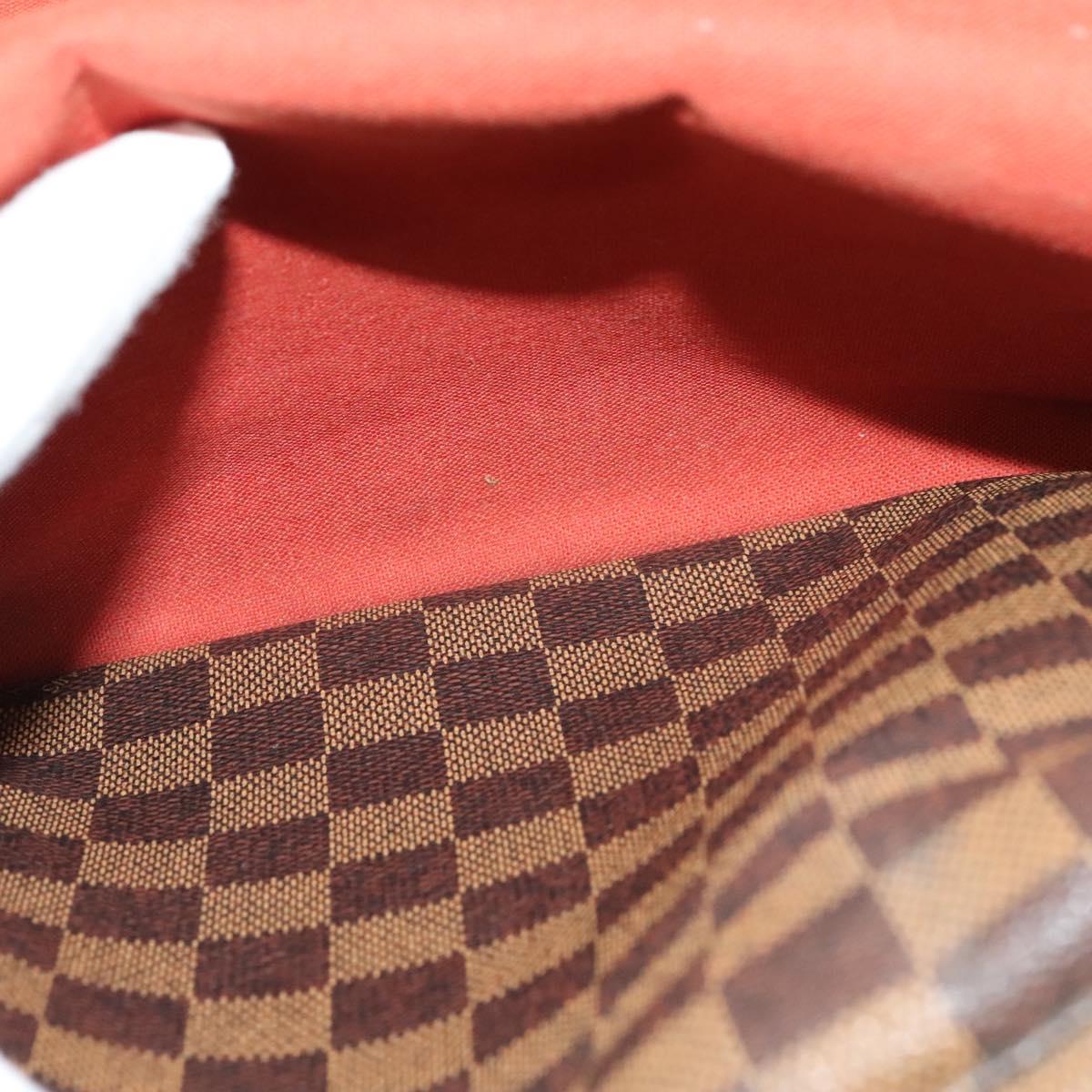 LOUIS VUITTON Damier Ebene Naviglio Shoulder Bag N45255 LV Auth ep10813