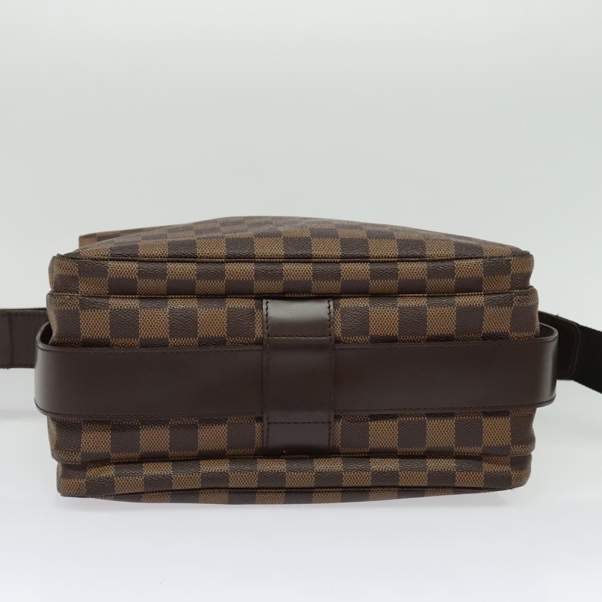 LOUIS VUITTON Damier Ebene Naviglio Shoulder Bag N45255 LV Auth ep10813