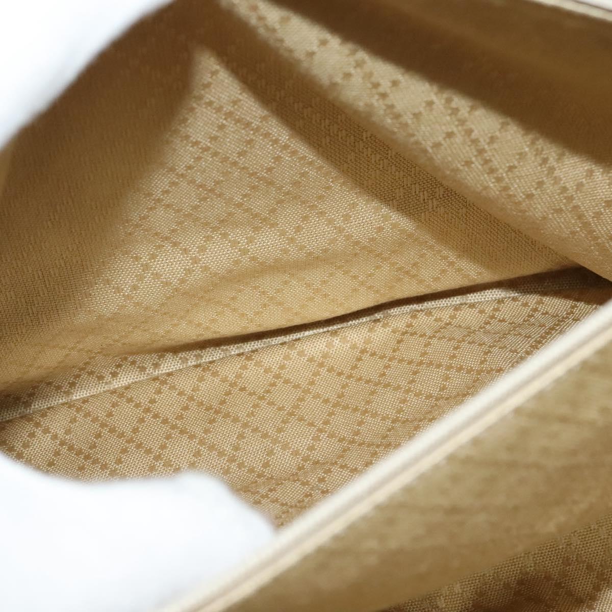 GUCCI Bamboo Hand Bag Suede 2way Beige Gold 002 2855 0322 0 Auth ep10823
