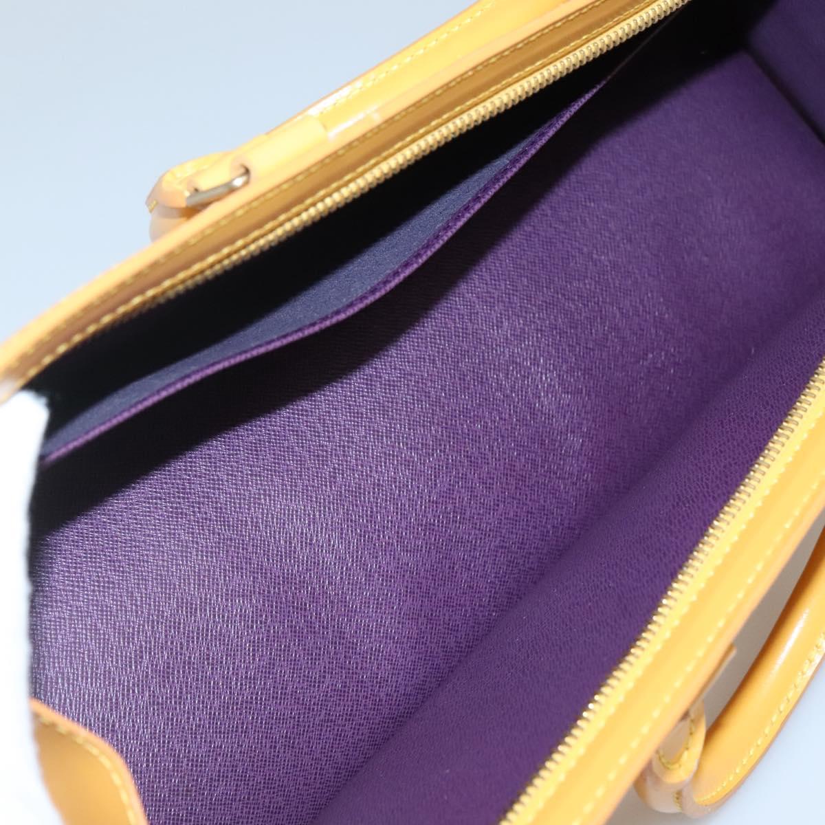 LOUIS VUITTON Epi Sac Triangle Hand Bag Yellow M52099 LV Auth ep10828