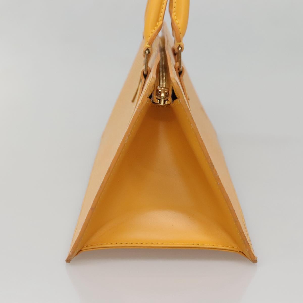 LOUIS VUITTON Epi Sac Triangle Hand Bag Yellow M52099 LV Auth ep10828