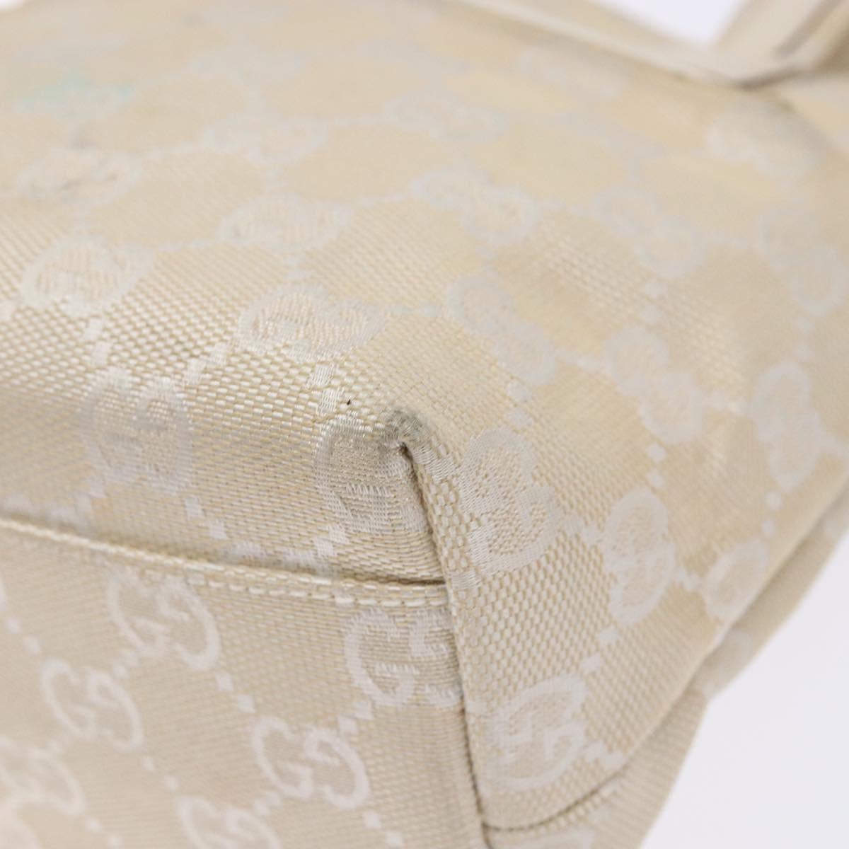 GUCCI GG Canvas Hand Bag Beige 002 1079 Auth ep10836