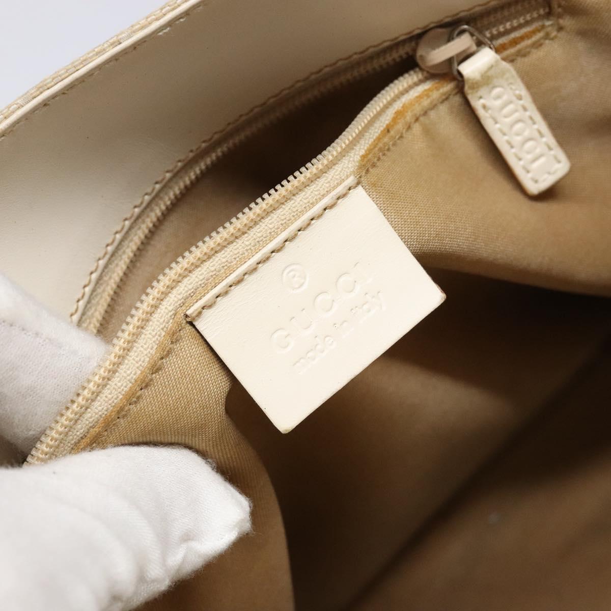 GUCCI GG Canvas Hand Bag Beige 002 1079 Auth ep10836