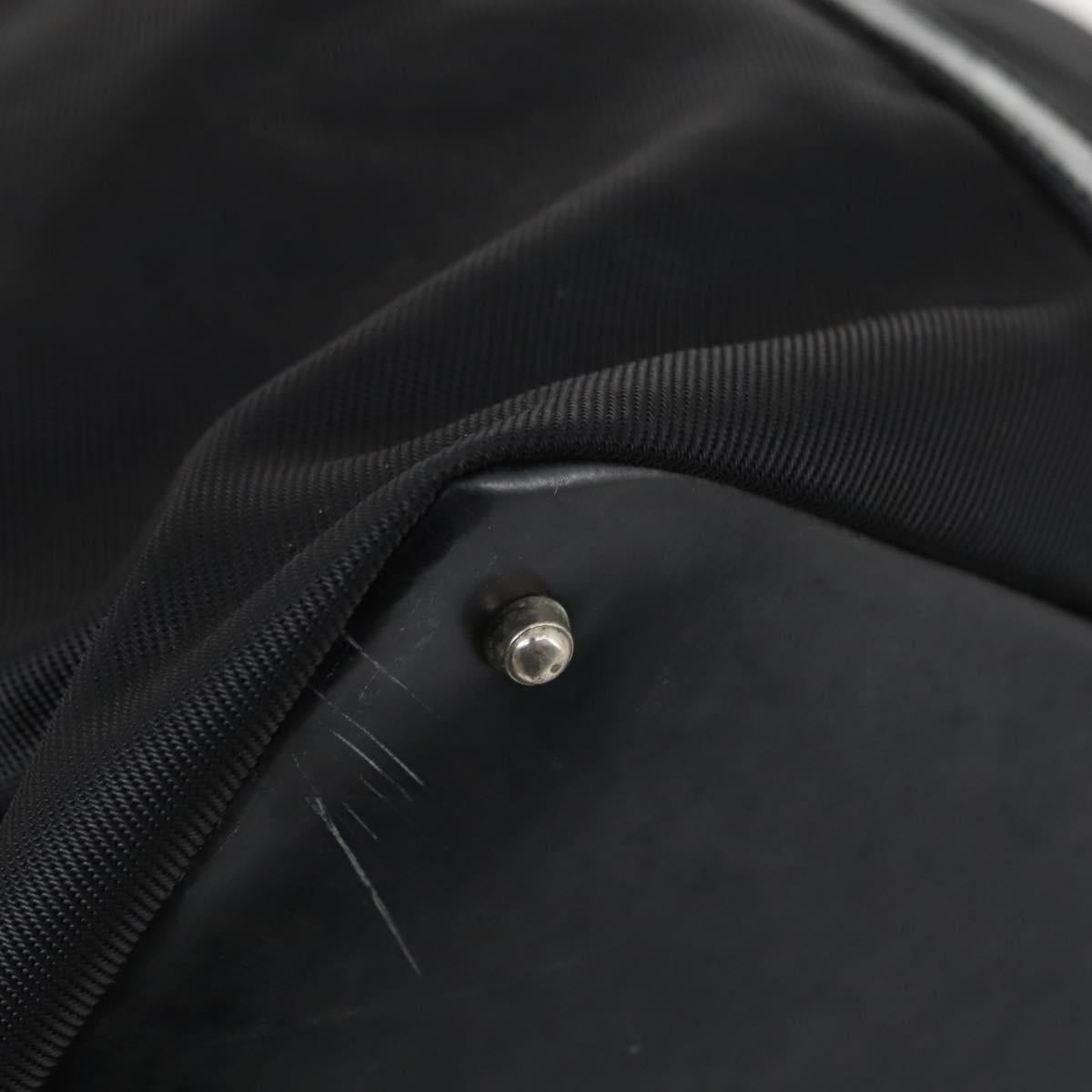 GUCCI Bamboo Tote Bag Nylon Black Silver 002 2052 0412 5 Auth ep10866