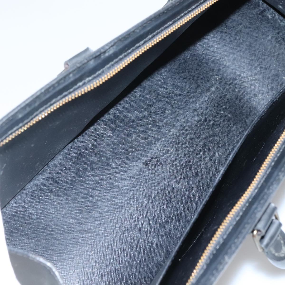 LOUIS VUITTON Epi Sac Triangle Hand Bag Black M52092 LV Auth ep10871