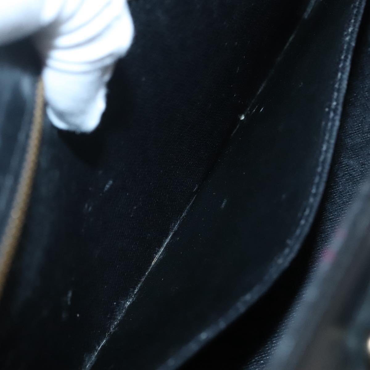 LOUIS VUITTON Epi Sac Triangle Hand Bag Black M52092 LV Auth ep10871