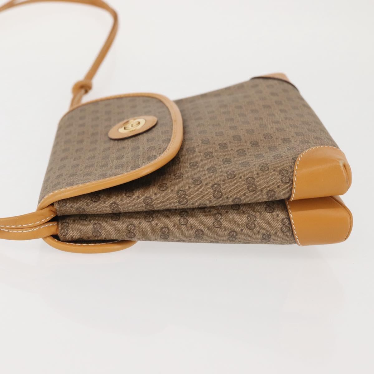 GUCCI Micro GG Supreme Shoulder Bag PVC Beige Gold 007 92 5548 Auth ep10883