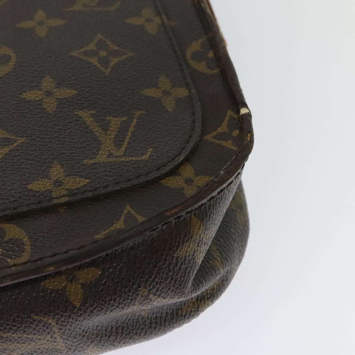 LOUIS VUITTON Monogram Saint Cloud GM Shoulder Bag M51242 LV Auth ep10886