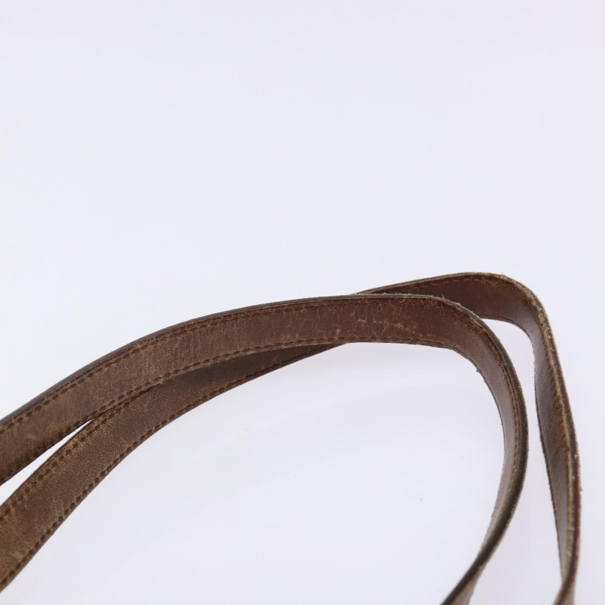GUCCI GG Canvas Tote Bag Brown Gold 002 1098 Auth ep10894