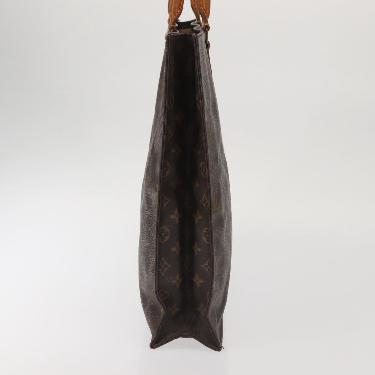 LOUIS VUITTON Monogram Sac Plat Hand Bag M51140 LV Auth ep10914