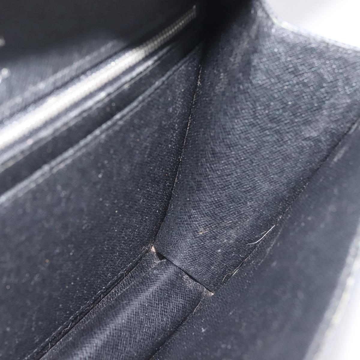 LOUIS VUITTON Taiga Selenga Clutch Bag Ardoise M30782 LV Auth ep10920