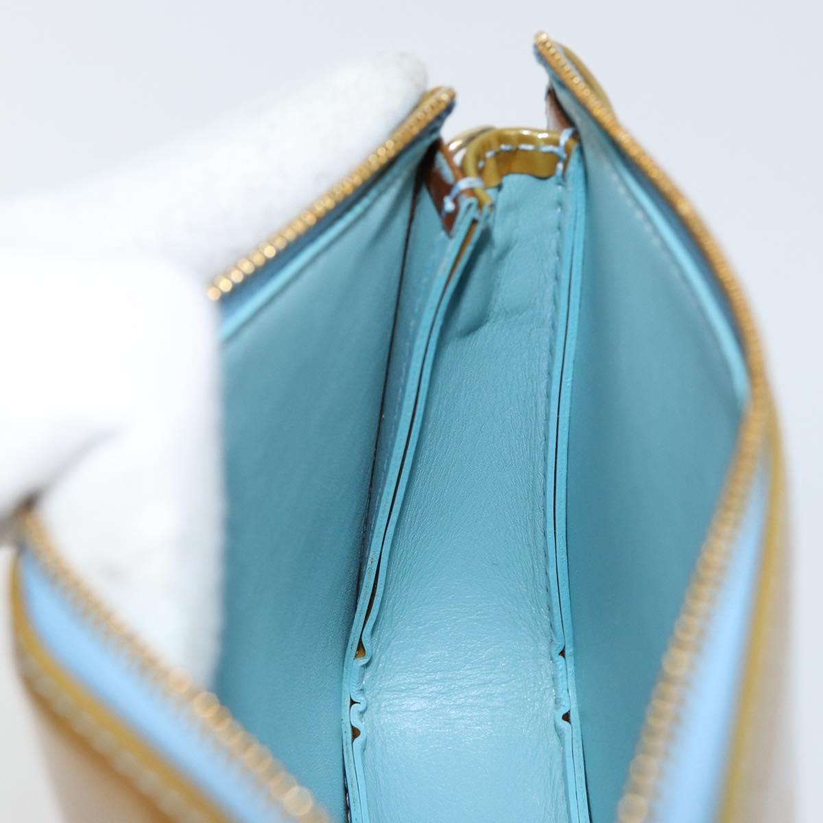 LOUIS VUITTON Monogram Vernis Lexington Pouch Baby Blue M91011 LV Auth ep10925