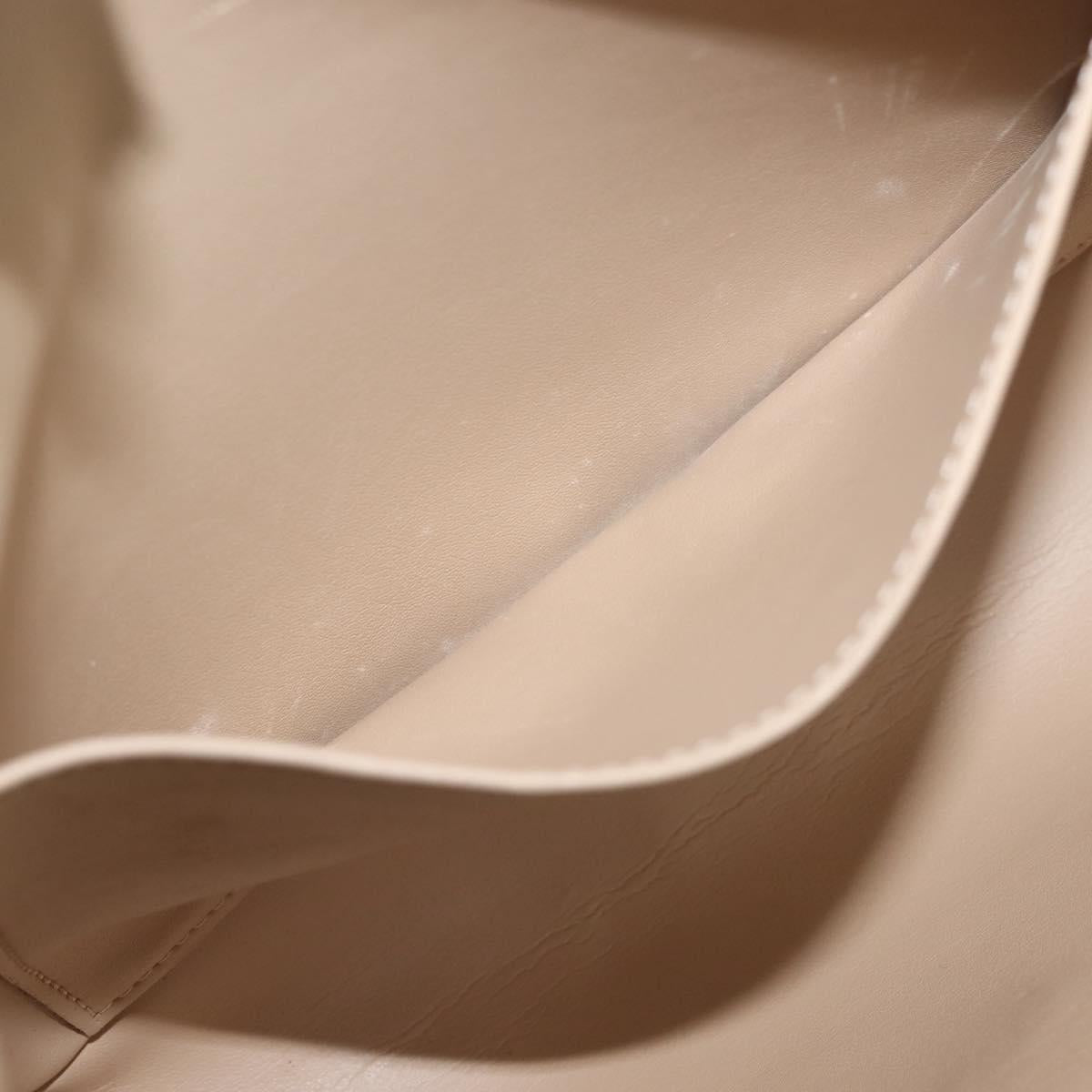 LOUIS VUITTON Monogram Vernis Thompson Street Bag Beige M91301 LV Auth ep10926