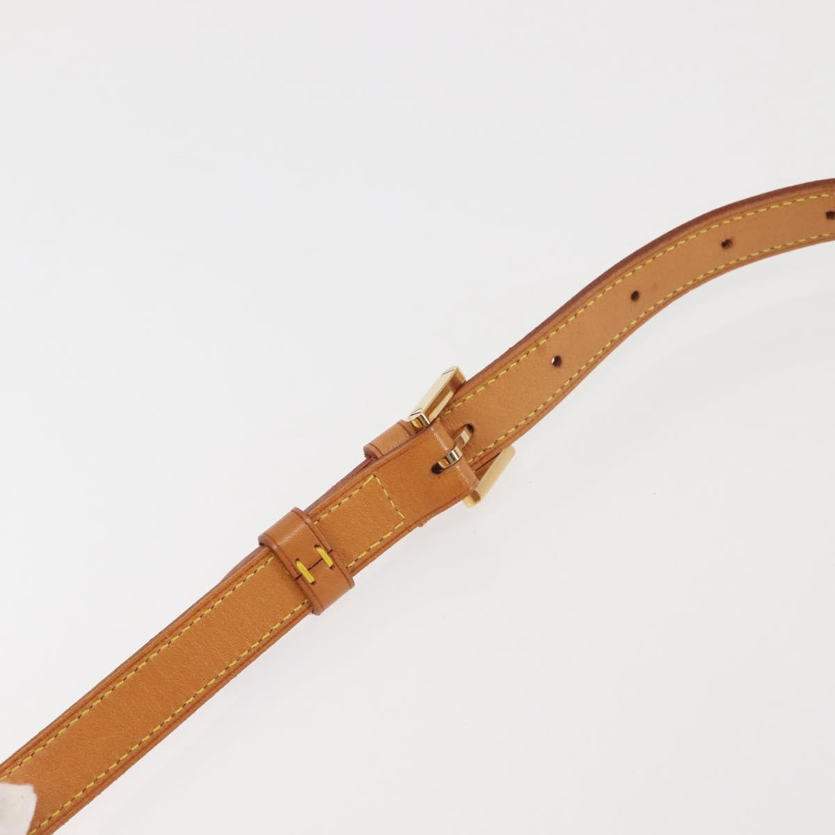 LOUIS VUITTON Monogram Vernis Thompson Street Bag Beige M91301 LV Auth ep10926