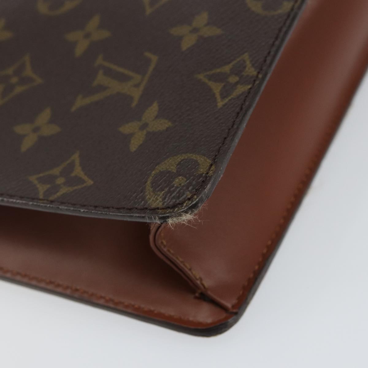 LOUIS VUITTON Monogram Pochette Homme Clutch Bag M51795 LV Auth ep10935
