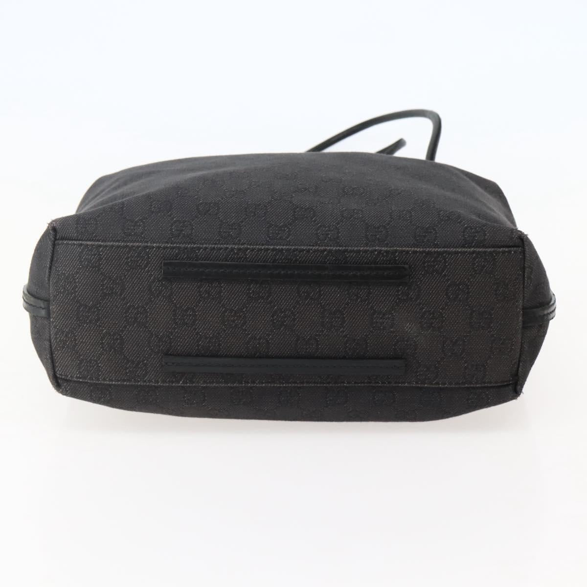 GUCCI GG Canvas Tote Bag Black 101341 Auth ep10945