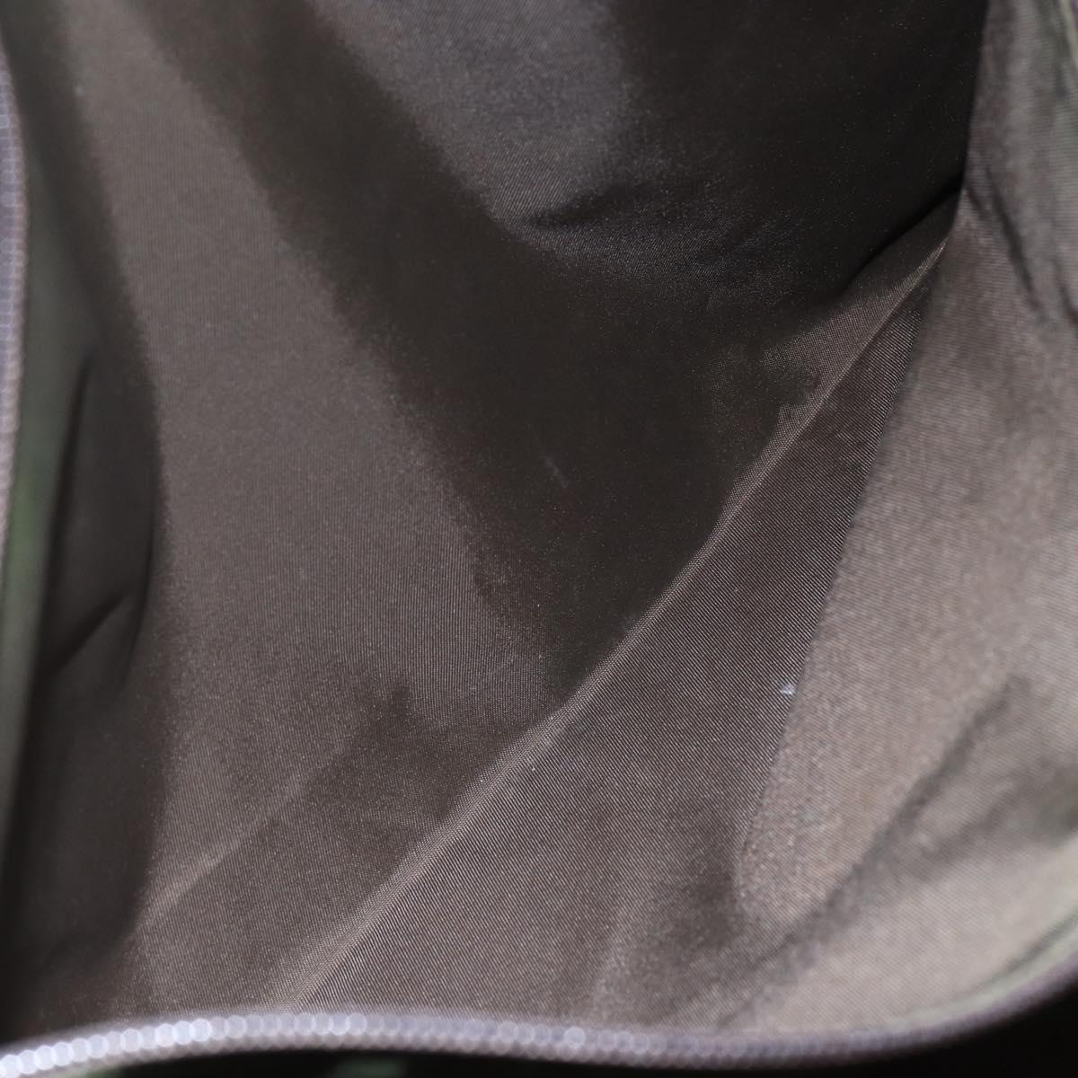 GUCCI GG Canvas Web Sherry Line Tote Bag Beige Silver 155524 Auth ep10948