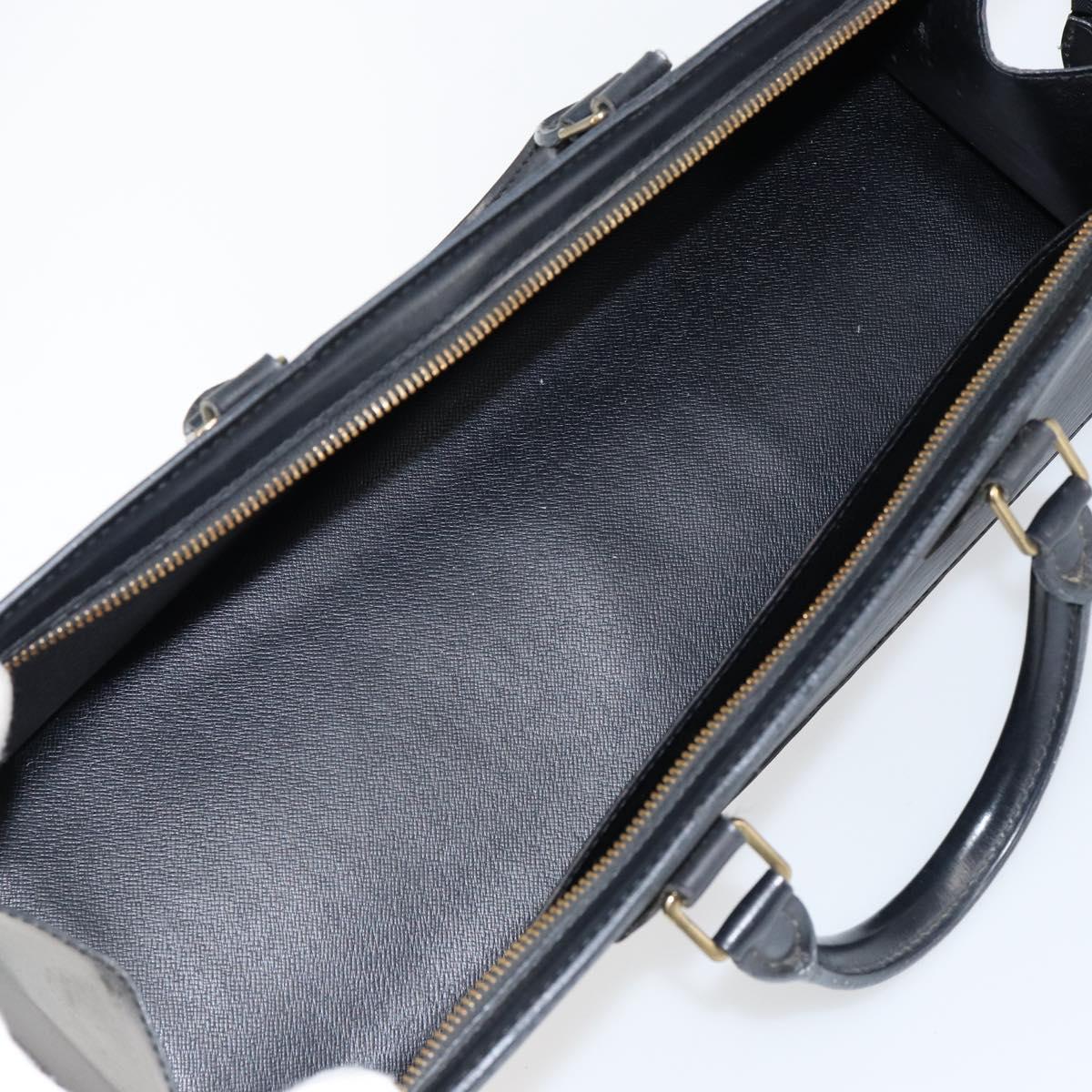 LOUIS VUITTON Epi Sac Triangle Hand Bag Black M52092 LV Auth ep10954