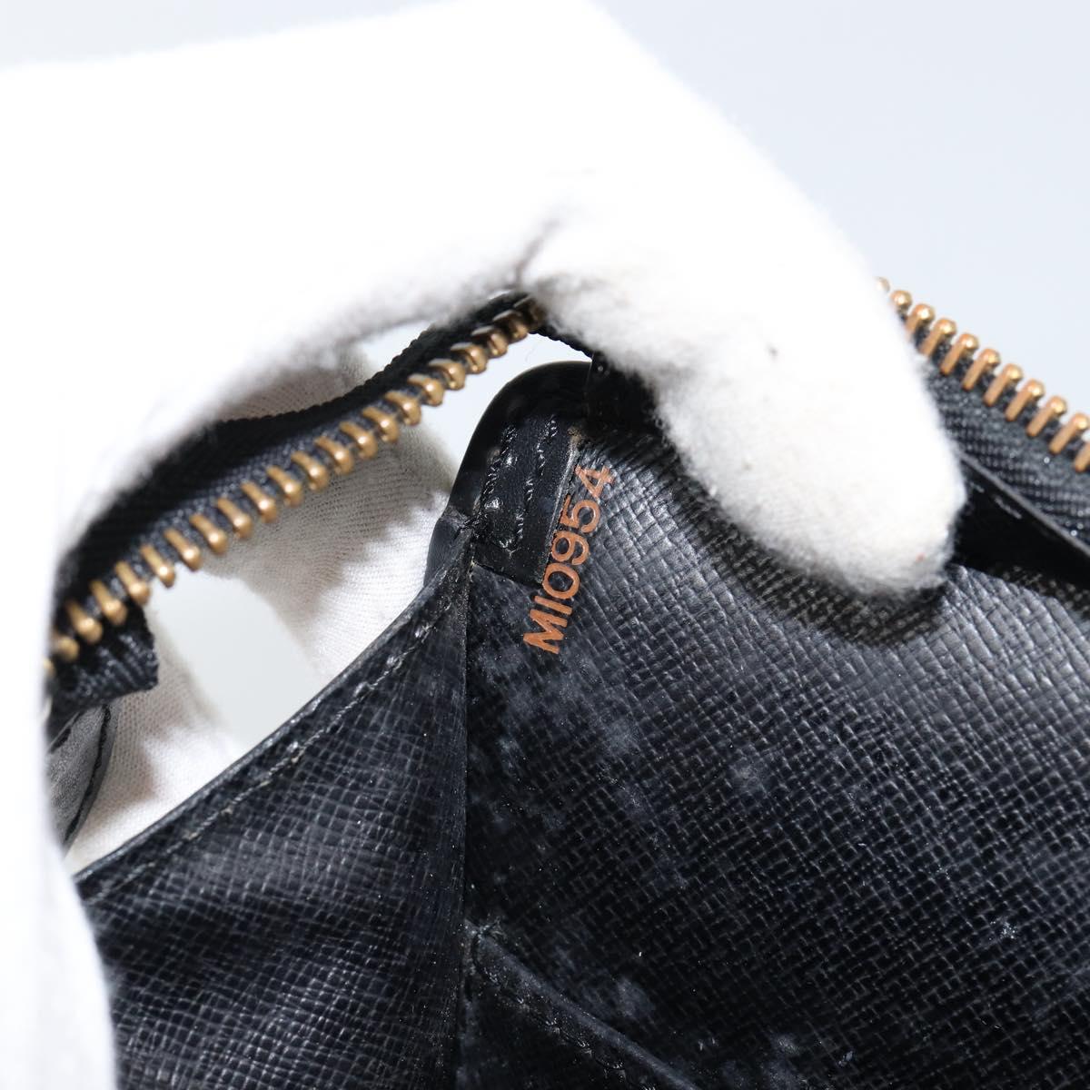 LOUIS VUITTON Epi Sac Triangle Hand Bag Black M52092 LV Auth ep10954