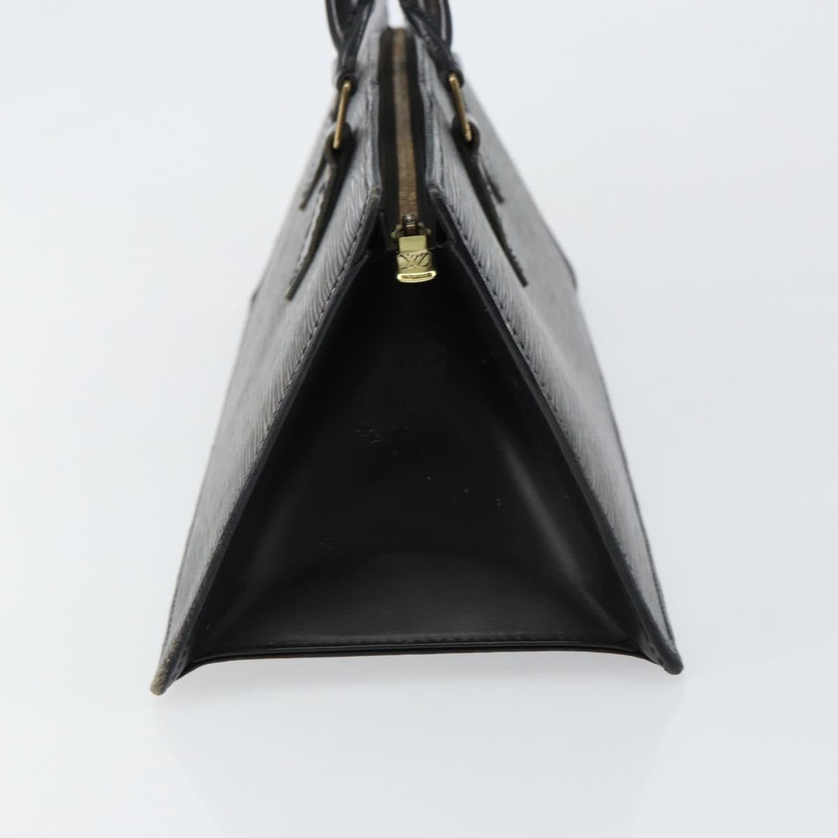 LOUIS VUITTON Epi Sac Triangle Hand Bag Black M52092 LV Auth ep10954