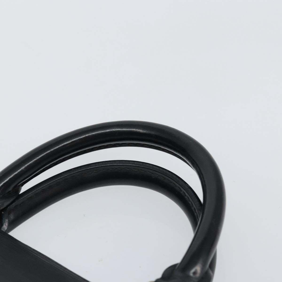 LOUIS VUITTON Epi Sac Triangle Hand Bag Black M52092 LV Auth ep10954