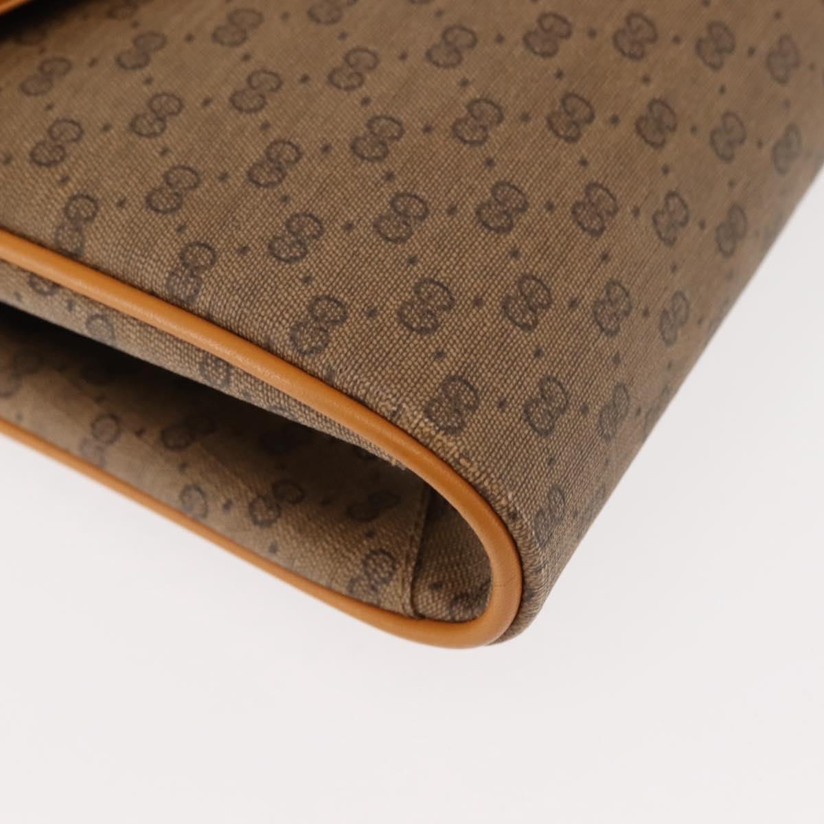 GUCCI Micro GG Supreme Shoulder Bag PVC Beige Gold 004 261 1923 Auth ep10957