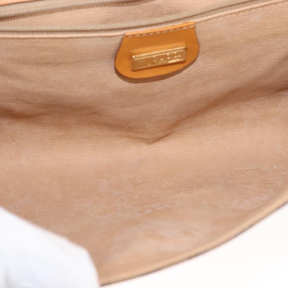 GUCCI Micro GG Supreme Shoulder Bag PVC Beige Gold 004 261 1923 Auth ep10957