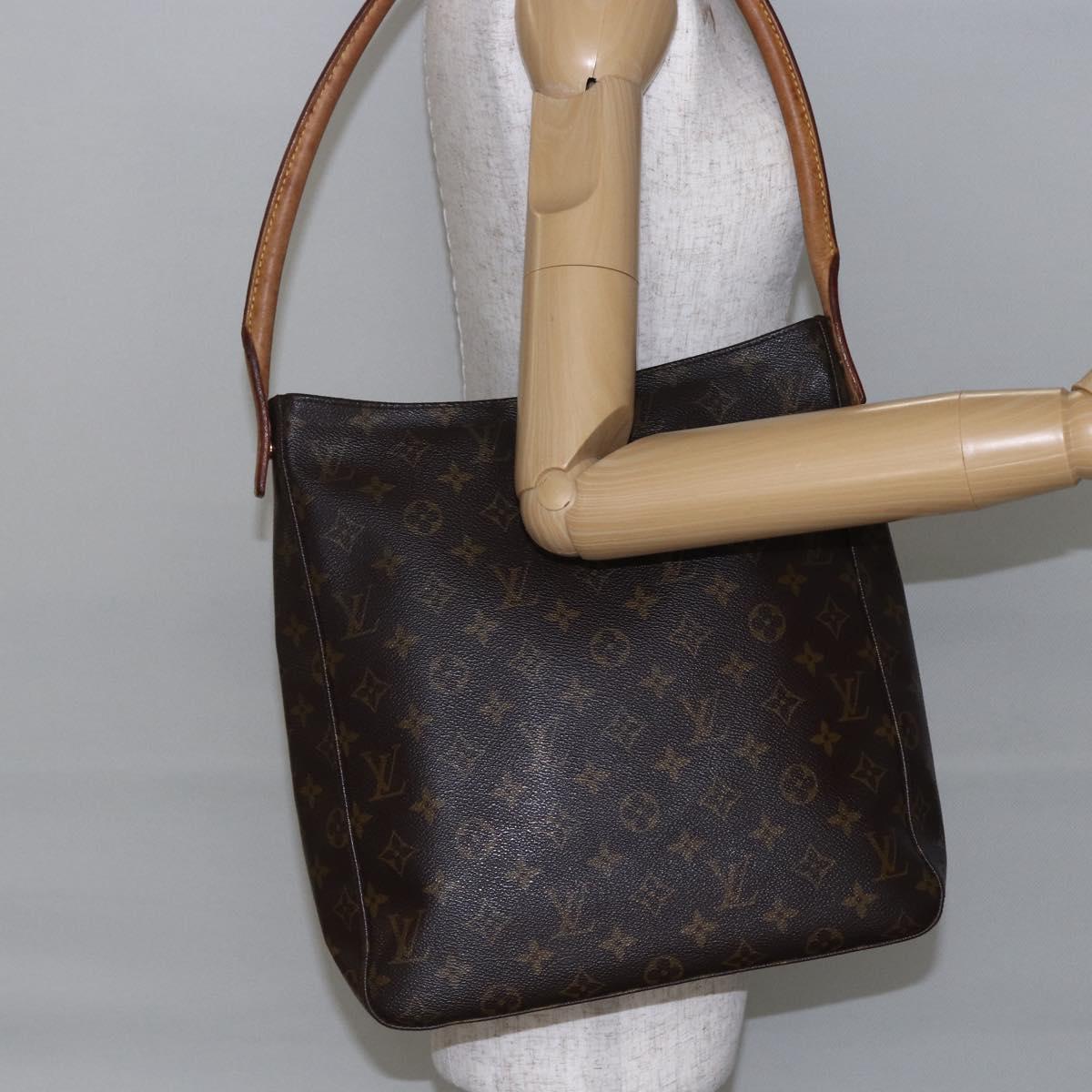 LOUIS VUITTON Monogram Looping GM Shoulder Bag M51145 LV Auth ep10972