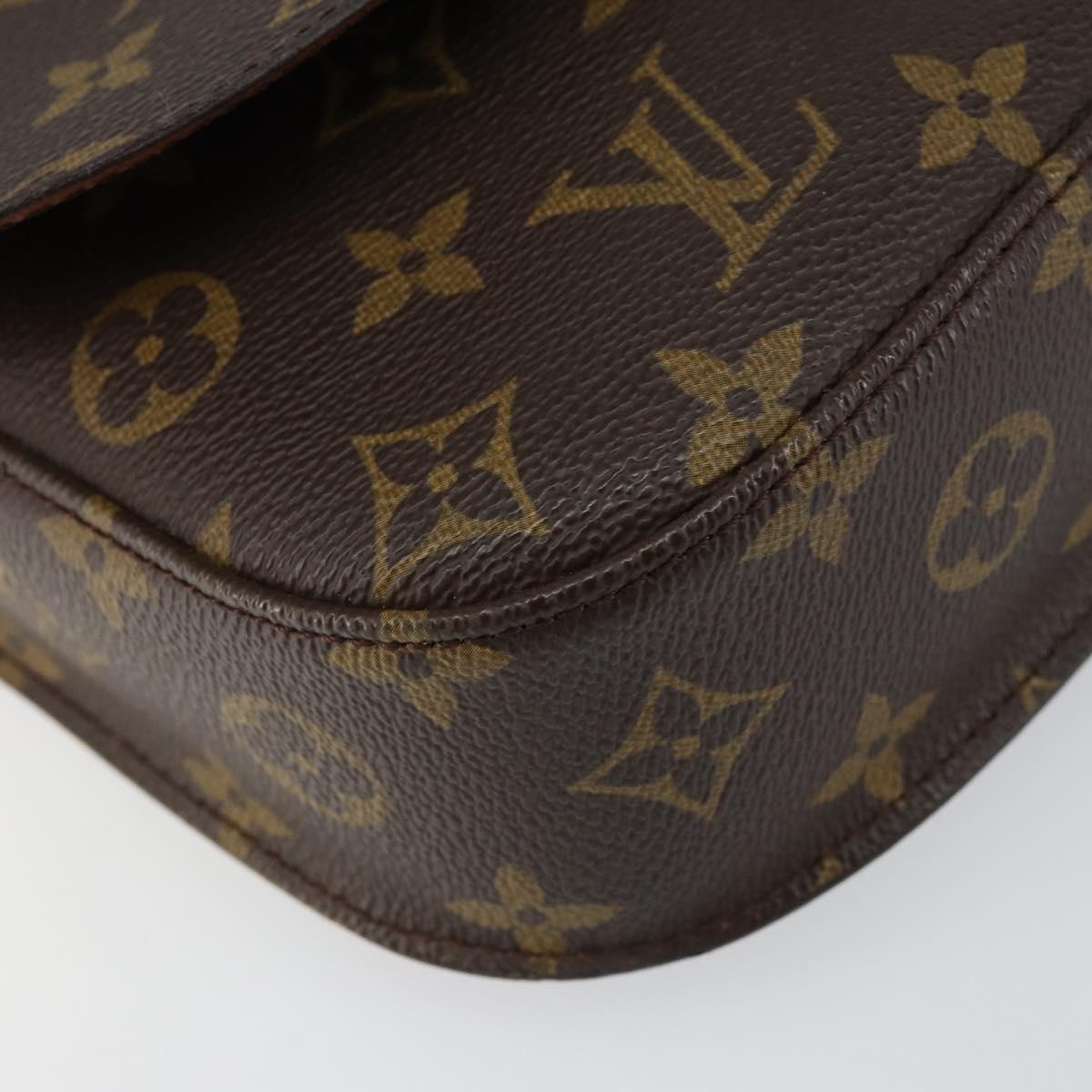 LOUIS VUITTON Monogram Saint Cloud MM Shoulder Bag M51243 LV Auth ep10974